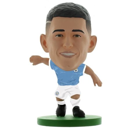 Manchester City FC SoccerStarz Phil Foden Figur En Storlek Multi
