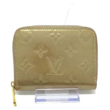 Louis Vuitton Vintage, Pre-owned Leather Wallet Beige, Dames, Maat:ONE Size