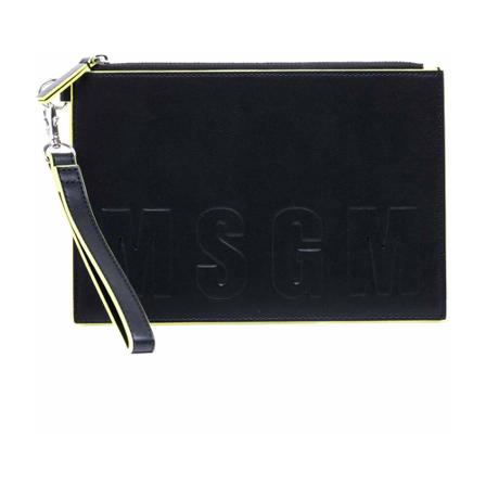 Msgm Bags Sort, Herre Punge og Kortholder, Størrelse: ONE Size
