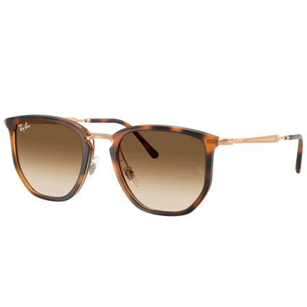 Ray-Ban RB4451 Polished Transparent Orange Clear Gradient Brown
