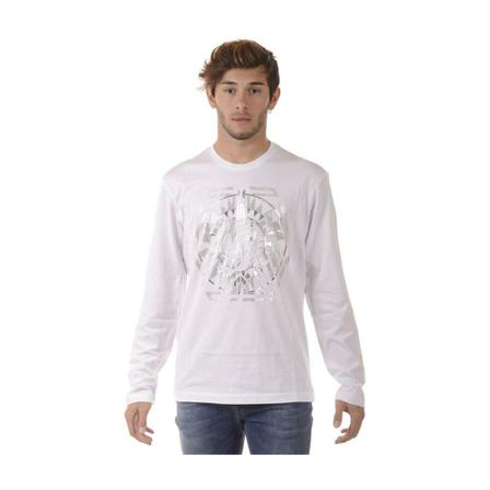 Versace Jeans Couture, t-shirt Wit, Heren, Maat:L