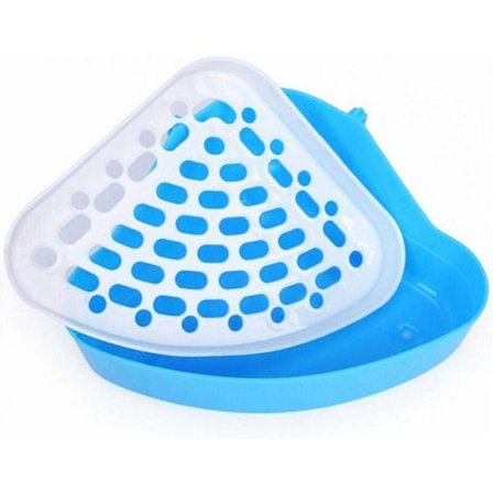 1 pakke trekant lille potte hjørne kæledyr kattebakke seng kasse til små kæledyr marsvin chinchilla gris