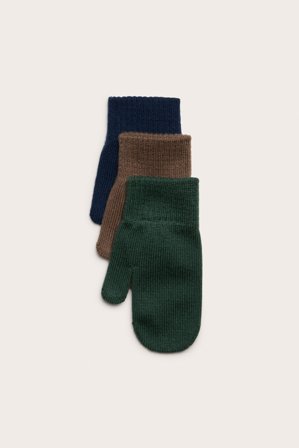 Kappahl | 3-pk. votter | Mørkeblå