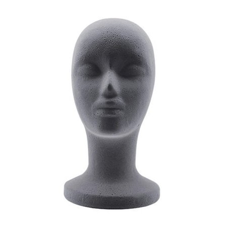 Parvikuituinen aikuisten mallinukke pää peruukki lasit hattu esittelyteline päämalli hattu peruukki lasit kätevä esittelyrekvisiitta~00263