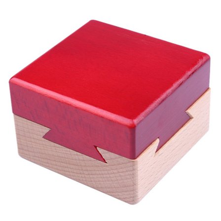 Puzzle Box Mini 3D Hjernevrider Træ Hemmeligt Rum Låseboks Hjerne Puzzle Legetøj til Børn og Voksne