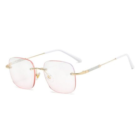 Anti-blått lys lesebriller Firkantede briller GULL STYRKE