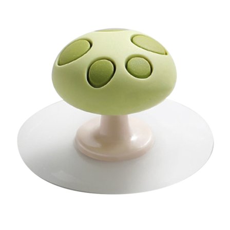 Silikone Toiletlåg Løfter Anti-Slip Håndtag til Børn Grøn