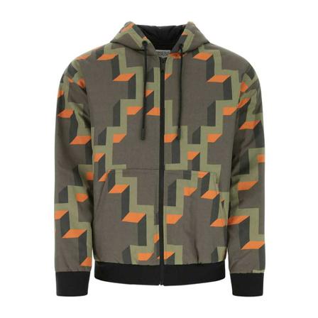 Marcelo Burlon, Zip-throughs Groen, Heren, Maat:M