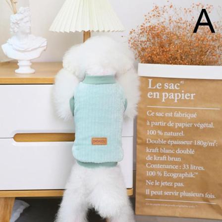 Xuejian Höst Vinter Husdjurskläder Hund Katt Jumper Sammetströjor