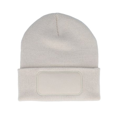 Beechfield - Beige cuff Beanie - Almond Original Patch Cuff @ Hatstore