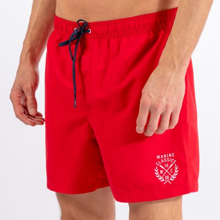 Badehose Marine Classics Crew Swim Trunks Red, Herren, X-Large - Boot