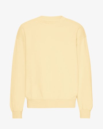 Organic Oversized Crew - Soft Yellow