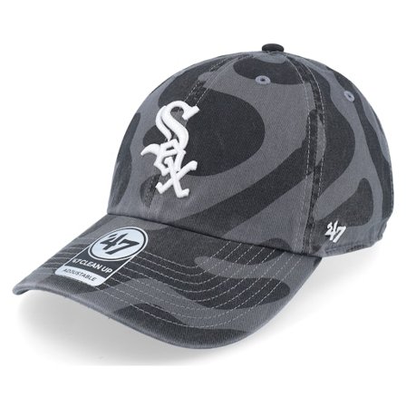 47 Brand - Gris unconstructed Gorra - Chicago White Sox Freeform Clean Up Charcoal Dad Cap @ Hatstore