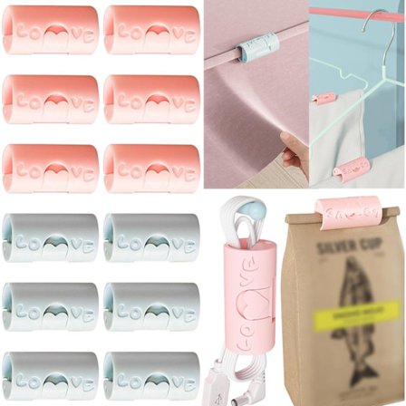 12 stk. dyneholder, lagenholder, dynefastgørelser, dynebetræk