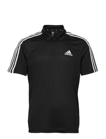 Primeblue Designed To Move Sport 3-Stripes Polo Shirt Black Adidas Performance