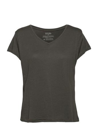 Women's V Neck Organic T-Shirt 1 Pack Grey Danish Endurance