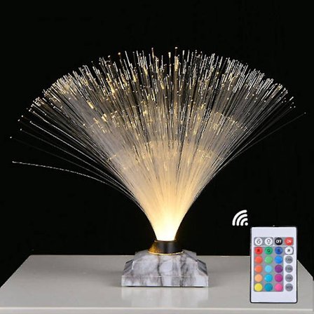 Led Fiber Optic Light Room Decoration Starlight Atmosphere Light Colorful Touch Charging Fantasy Starry Night Light Table Lamp