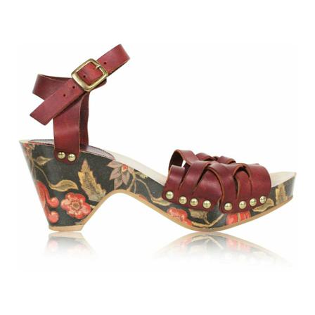 Isabel Marant Pre-owned, Pre-owned Floral Platform Wedges Bruin, Dames, Maat:37 EU