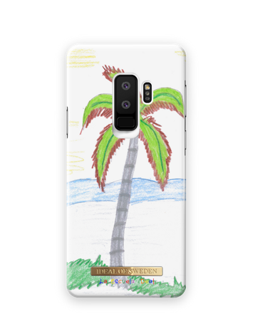 La Escuela iDeal Galaxy S9 Plus Crayon Palm Tree