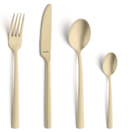 Amefa Manila Vintage Champagne Silver, 16 dele | KitchenOne