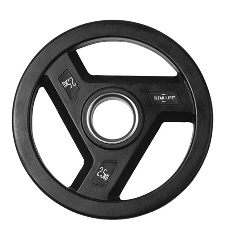 Titan LIFE Viktskiva Gummi 50 mm 1,25–25 kg