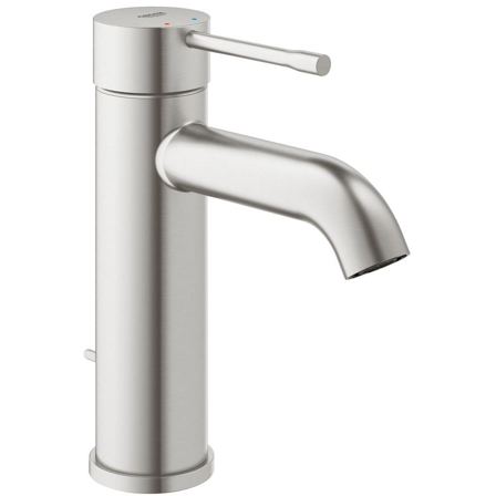 Grohe Essence New Blandebatteri supersteel med bunnventil, Baderom