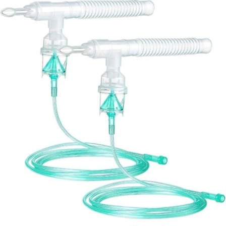 2-pack nebulisatormunstycke, flexslang och knicksäker slang B2 ZD