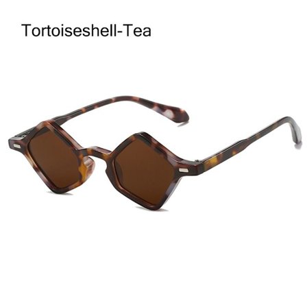 Polygonal Solglasögon Small Square Solglasögon TORTOISESHELL-TEA