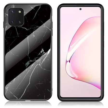 Fantasy Marmor Samsung Galaxy Note 10 Lite skal - Svart