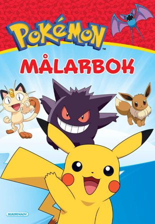 KÄRNAN MÅLARBOK POKEMON Skapa & pyssla Unisex ONESIZE