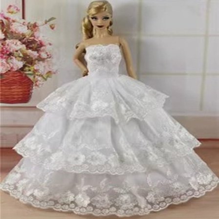 Docka Bröllopsklänning Docka Kjol 9 9