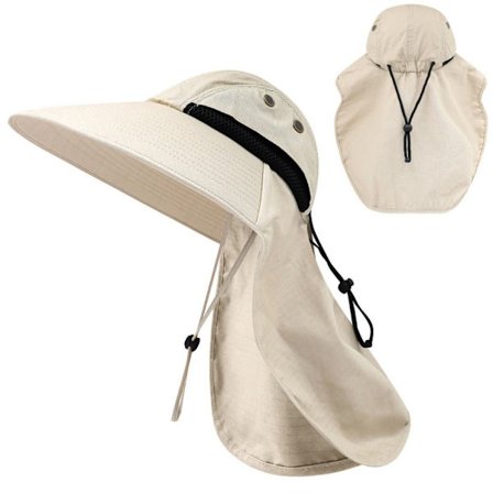 Sommer Solhatt Camping Vandring Cap BEIGE