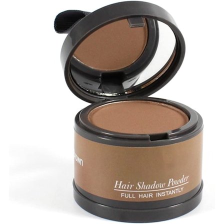 Hårlinjepudder, Hårfarve til hårrødder, Øjeblikkelig hårfarveskygge Dækker grå hårrødder, Hår-touch-up, Tyndt hårpudder 4g