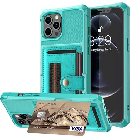 Smidigt Skal med Kortfack - iPhone 12 Pro Max