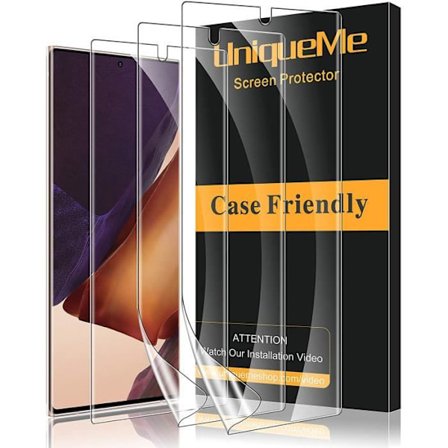 Skärmskydd - LittleMonkey - Samsung Galaxy Note 20 Ultra - 3 delar - HD Soft TPU - Repellande