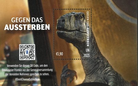 FN Wien - Dinosaur - Postfrisk miniark