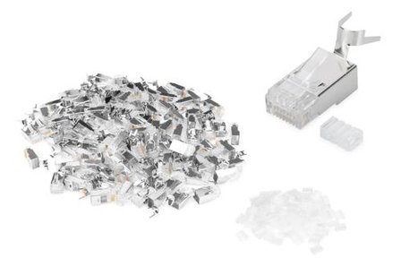 Digitus CAT 6A Modular Plug 8P8C shielded for solid wire AWG 22-23 100 pcs. NS