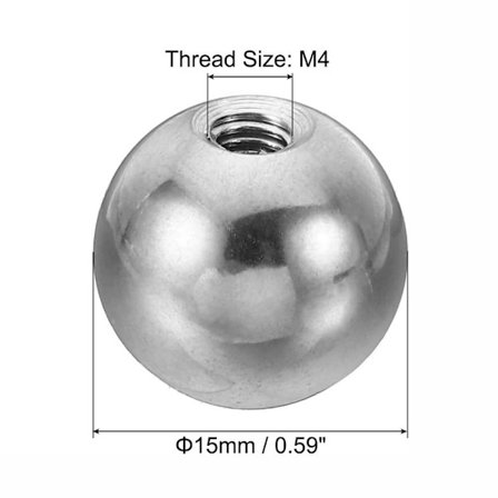 4st M4/M6 Kulmuttrar Knopp Blindhål Cover CAP