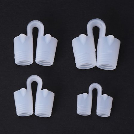 Anti-snorken næsedilatator næseklemme stop snorken let vejrtrækning blød silikone hjælp