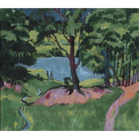 Böhmischer Waldsee Ernst Ludwig Kirchner Brun