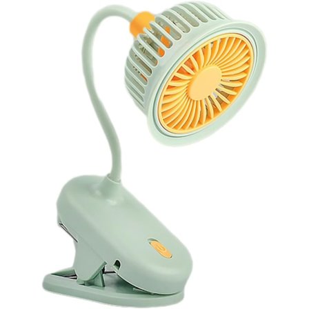 Kannettava Pieni Clip-on Tuuletin 360° Pyörivä Jäähdytystuuletin Pöytätuuletin Mini Pöytätuuletin USB-lataus Tuuletin Clip & Pöytätuuletin Toimistoon 