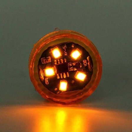 2 STK Varsellys for bildør LED-varsellys GUL