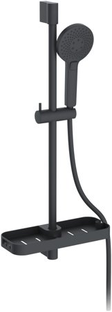 Arrow SlimLine Dusjsett svart, 750 mm, Baderom