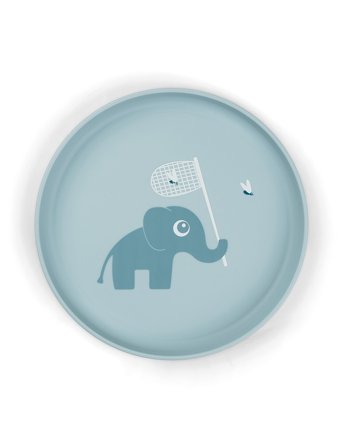 Done by Deer Foodie Tallerken Elphee Blå - Blue - ONE SIZE