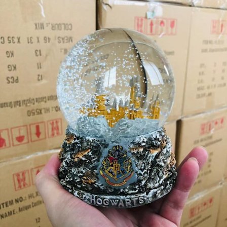 Harry Potter snøklokke | Harry Potter-dekor og Harry Potter-soveromstilbehør | Snøklokker for voksne julegave, BURSDAGSGAVE