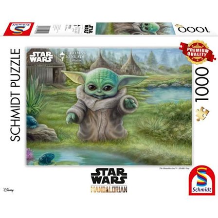 Puslespil - SCHMIDT SPIELE - Lucas Film, The Mandalorian, Barneleg - 1000 dele