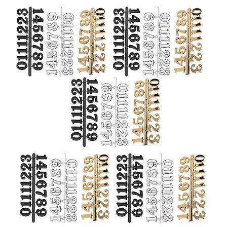 15 kpl DIY-kellotaulunumerosarja Seinäkello Numerotaidekoristeen Vaihto- ja korjaustarvikkeet