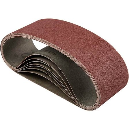 Slipband, 75 x 533 mm, Blandningsband för slipmaskin (180) (8 st)