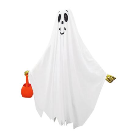 White Ghost Robes Kostym För Barn Halloween 130