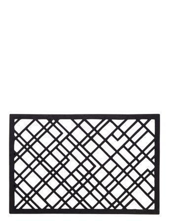tica copenhagen | Doormat Rubber, 90X60 Cm | 90X60X1CM